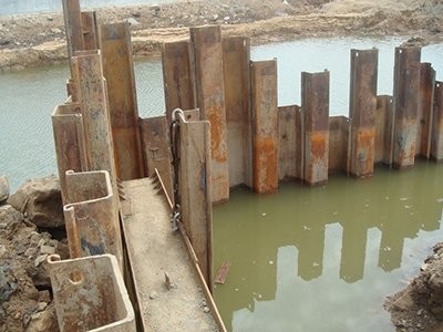 400x170x15.5 U Type Metal Sheet Piling 12m Type 4 Non-Alloy