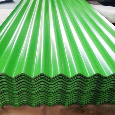 Metal Zinc Corrugated Steel Roofing Sheet Color Coated DX51D 1500mm