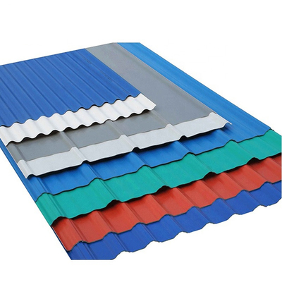Galvanized Corrugated Metal Roofing Sheets 1.0mm Black Iron Plate