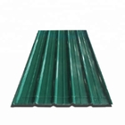 JIS AISI Galvanized Corrugated Metal Roofing Sheets 0.22mm Color Coated