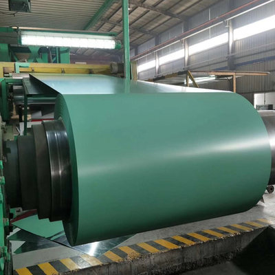 DX51D 0.3mm PPGL Steel Coil Hot Dipped Color Coated 50mm Width