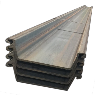 Cold Rolled U Steel Sheet Pile Decoiling 6m 12m By Theoretical Weight