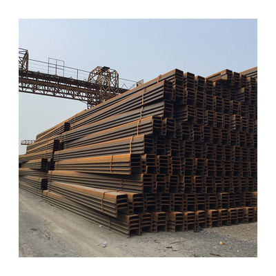 Cold Rolled U Steel Sheet Pile Decoiling 6m 12m By Theoretical Weight