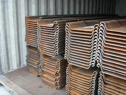 Hot Rolled Steel Sheet Piles Az Z Type 6m 12m Carbon Steel Channel