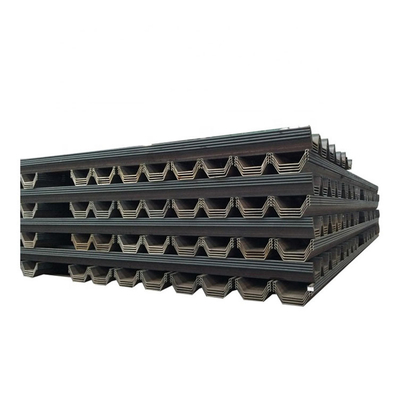 Customized Length Steel Sheet Pile Retaining Walls For Projects